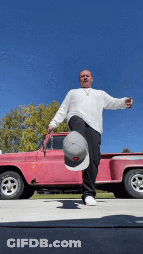 Hat Trick Turn Baseball Cap GIF