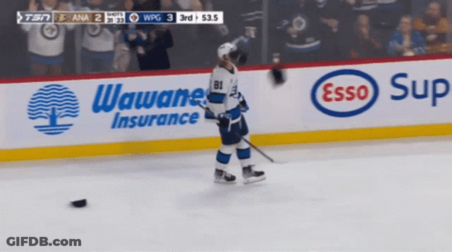 Hat Trick Winnipeg Jets Kyle Connor GIF
