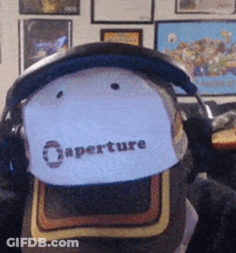 Hat With Aperture GIF