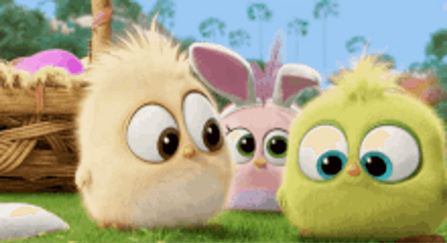 Hatchlings Kick Angry Birds Movie GIF