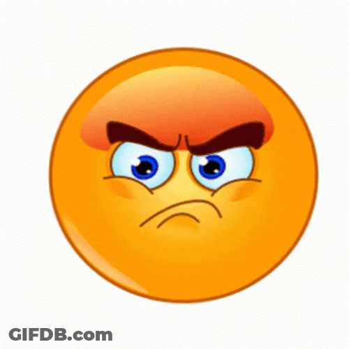 Hate Hate Hate Angry Emoji Thumbs Down GIF