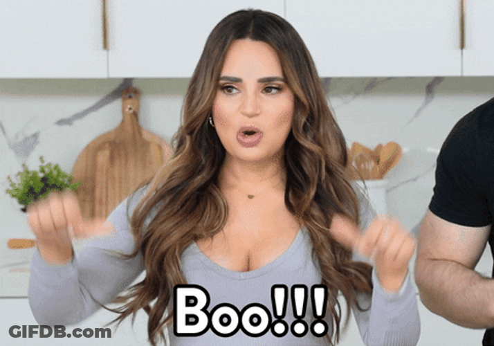 Hate Hate Hate Rosanna Pansino Boo GIF