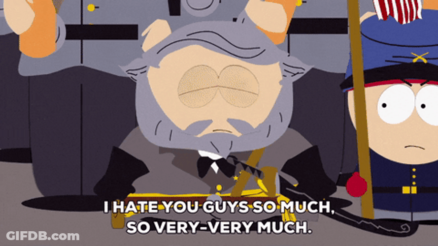 Hate Hate Hate South Park Character GIF
