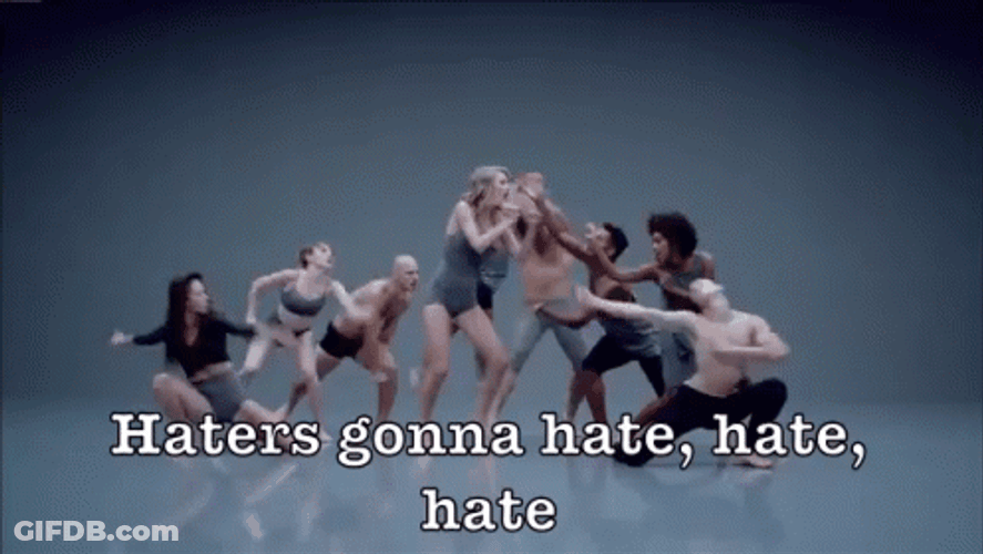 Hate Hate Hate Taylor Swift Shake It Off GIF