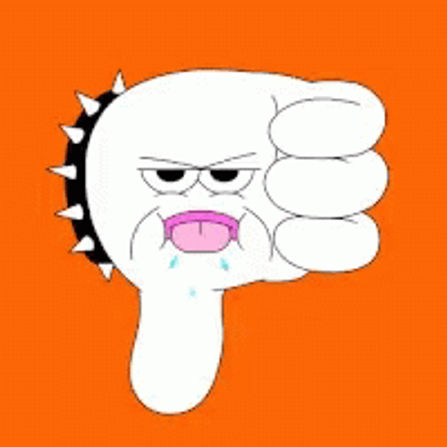 Hate Hate Hate Thumbs Down Hand GIF