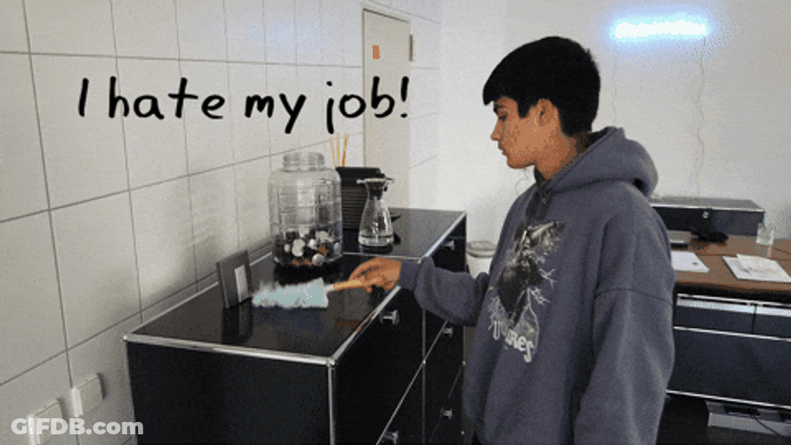 Hate My Job I Work With Retards GIF