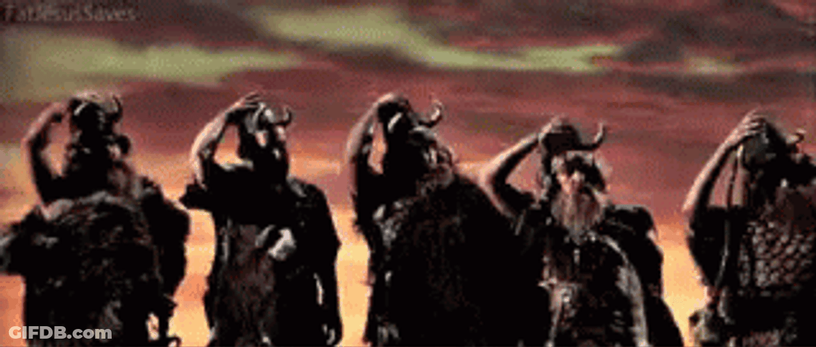 Hats Off Viking GIF