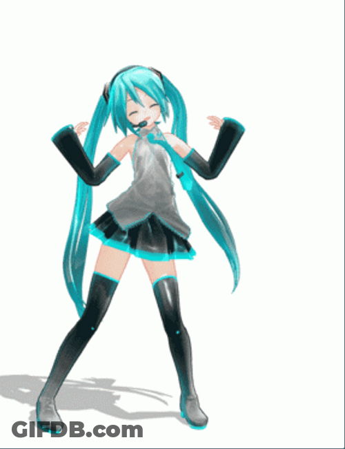 Hatsune Miku Dance Anime GIF
