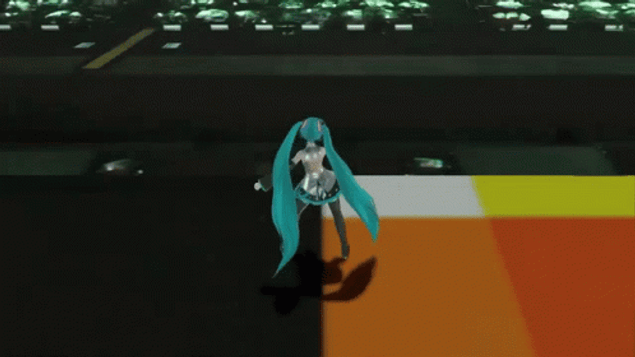 Hatsune Miku Floss Dance GIF