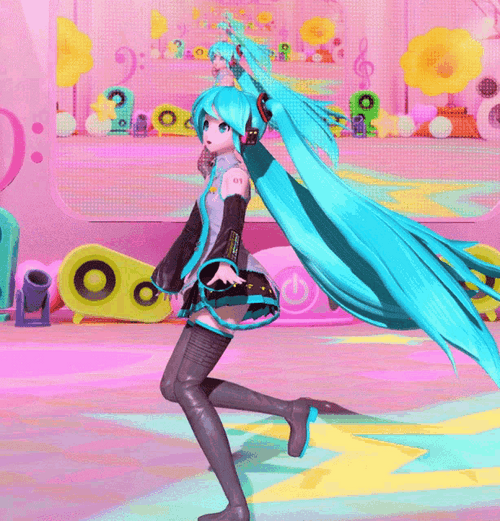 Hatsune Miku Kawaii Dance GIF