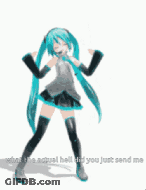 Hatsune Miku Skill Issue Vocaloid GIF