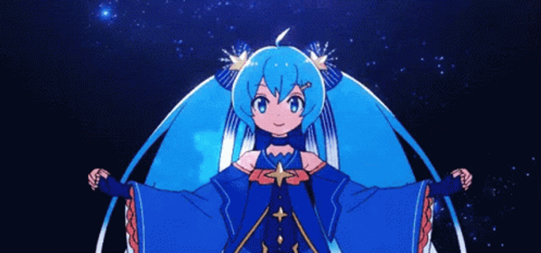 Hatsune Miku Vocaloid Twirl GIF