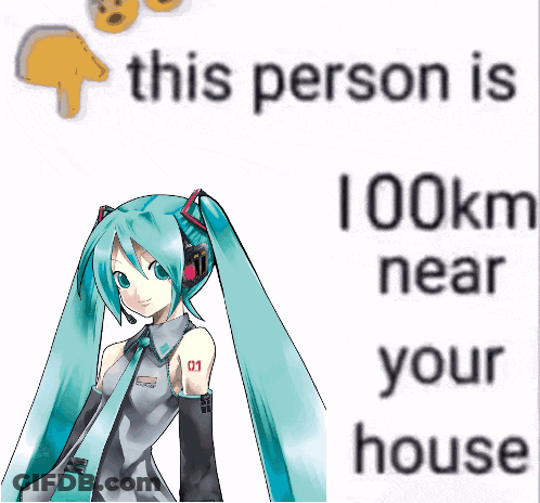 Hatsune Miku With 01 On Shoulder GIF