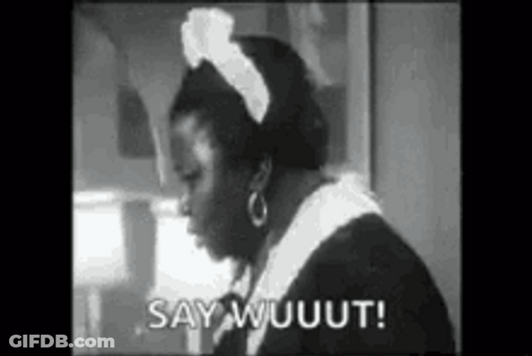 Hattie McDaniel Surprised Face GIF