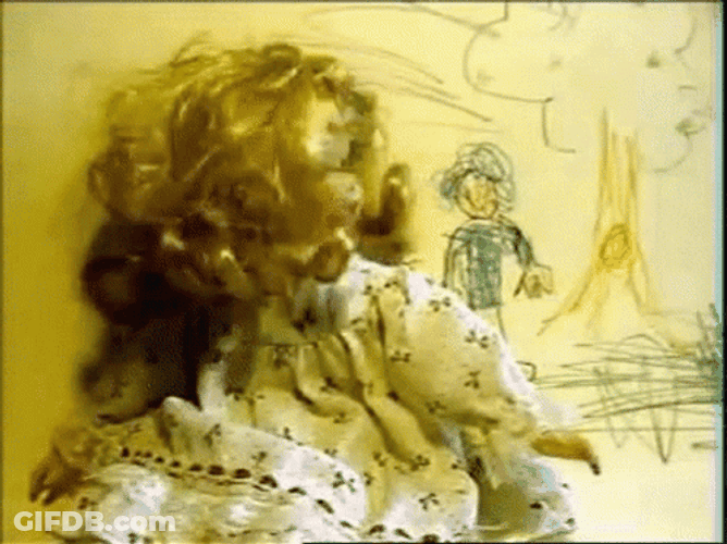 Haunted Doll Head Spinning GIF