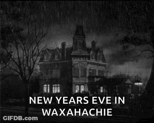Haunted House New Years Eve GIF