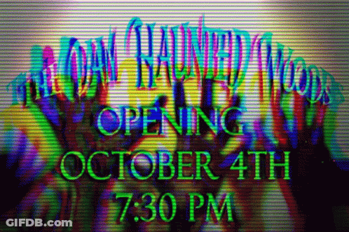 Haunted House Opening October 4Th 7:30 PM GIF