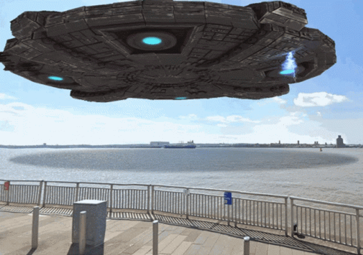 Haunted Liverpool Ufo Alien Space Craft GIF