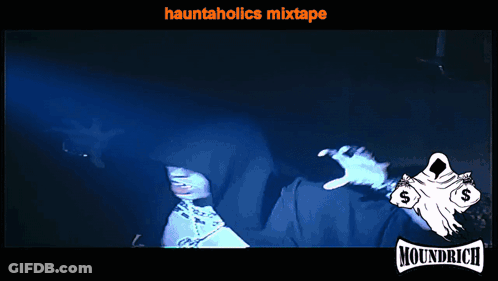 Hauntholics Mixtape Ghost Holding Bag Of Money GIF