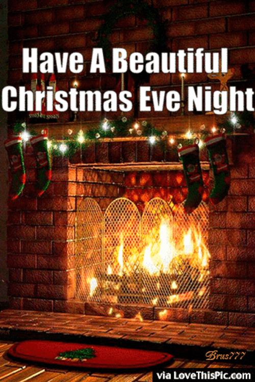 Have A Beautiful Christmas Eve Night GIF