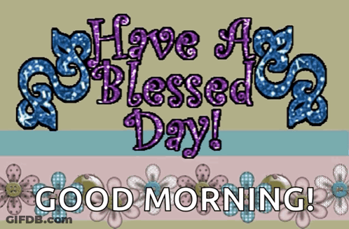 Have A Blessed Day Greeting Card GIF