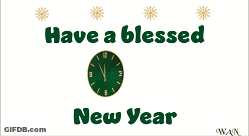 Have A Blessed New Year 2026 GIF