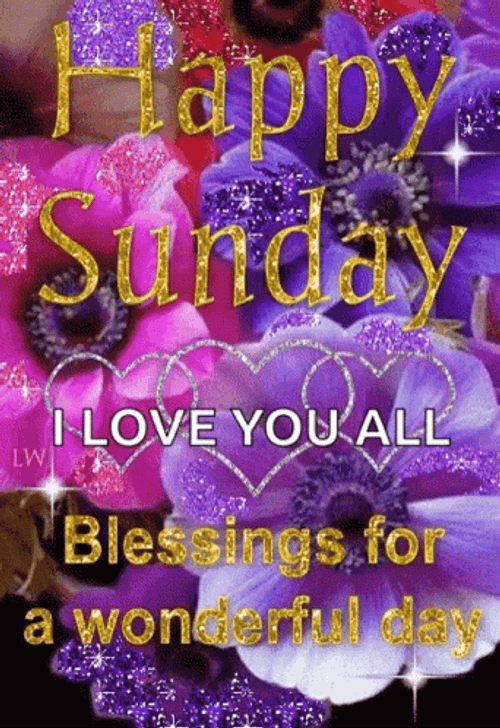 Have A Blessed Sunday I Love You All GIF