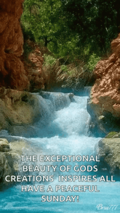 Have A Blessed Sunday Waterfall GIF