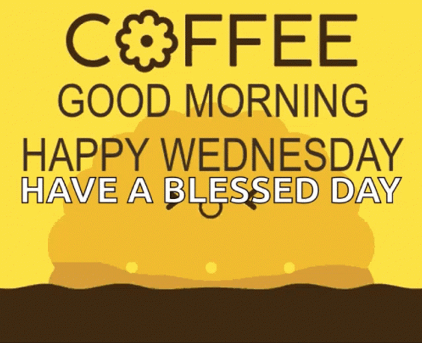 Have A Blessed Wednesday Cute Biscuit In Coffee GIF