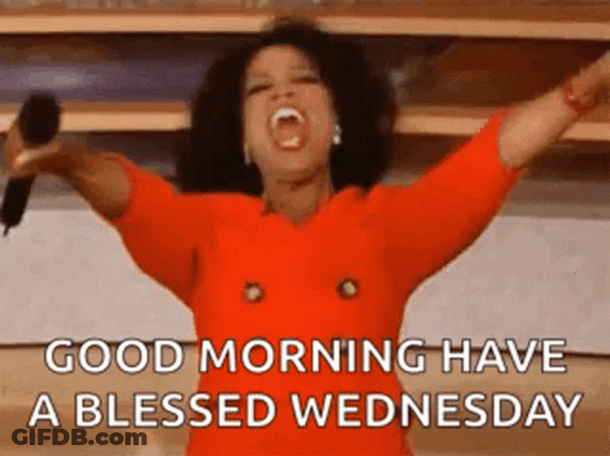 Have A Blessed Wednesday Oprah Screaming GIF