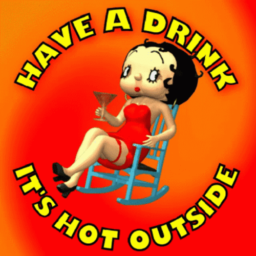 Have A Drink Its Hot Day GIF