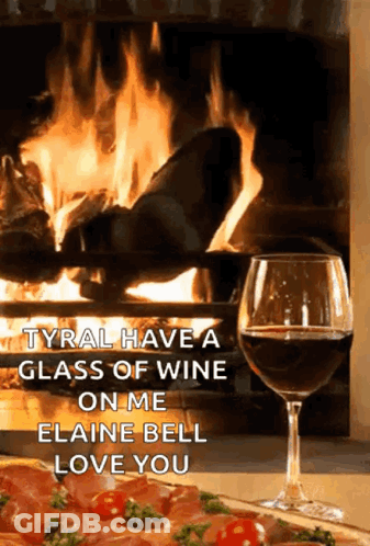 Have A Glass Of Wine On Me GIF