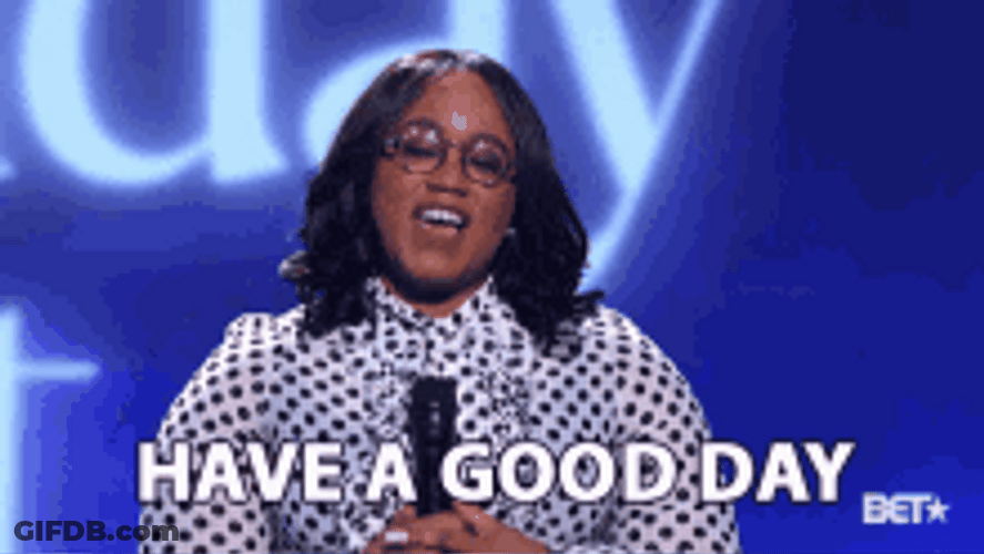 Have A Good Day Curvy Lady Greetings GIF