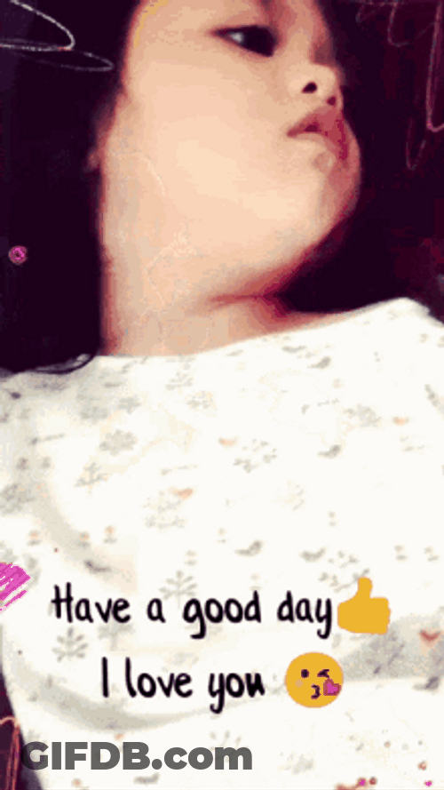 Have A Good Day Cute Little Daughter GIF