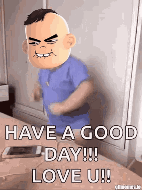 Have A Good Day Fat Kid Dancing GIF