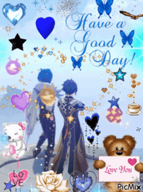 Have A Good Day Genshing Couple GIF