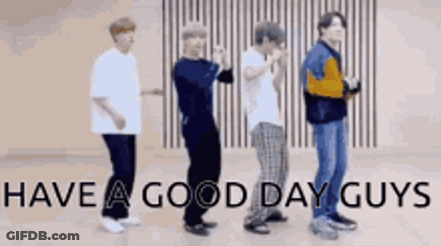Have A Good Day Guys With Bts Dancing GIF