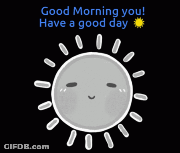 Have A Good Day Smiling Sunshine GIF