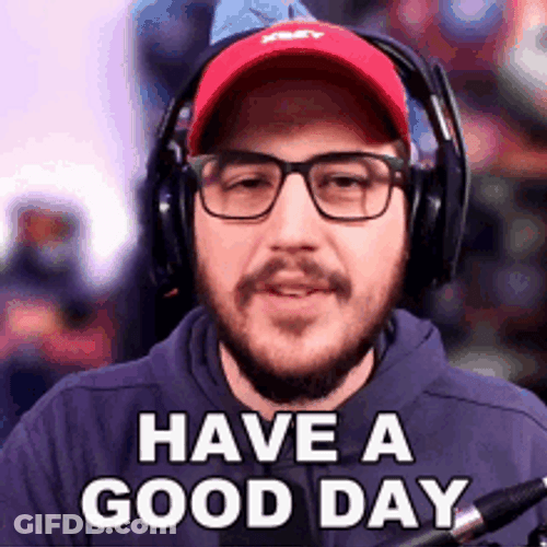Have A Good Day Streamer Greeting GIF