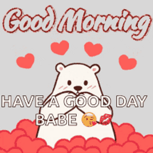 Have A Good Day With White Polar Bear GIF