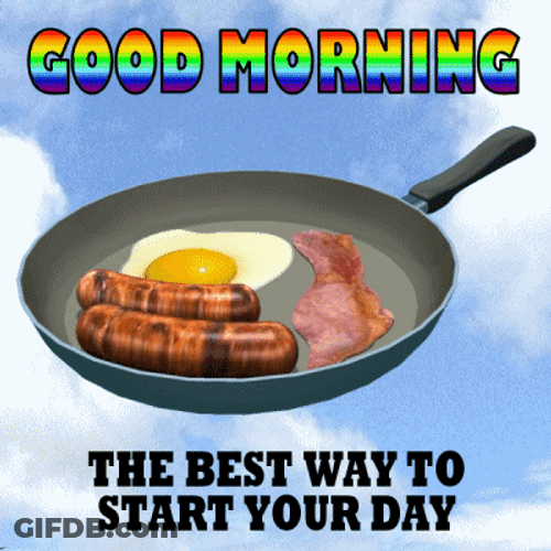 Have A Good Monday Breakfast Meal GIF