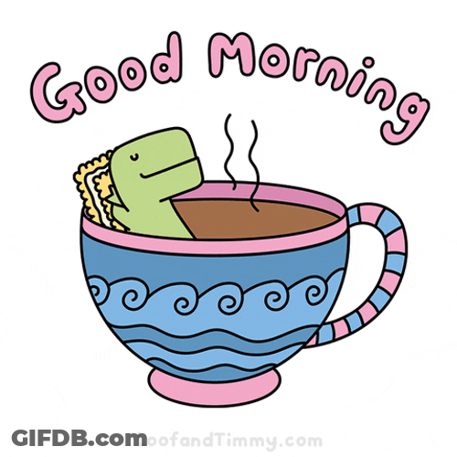 Have A Good Monday Chill In Coffee GIF