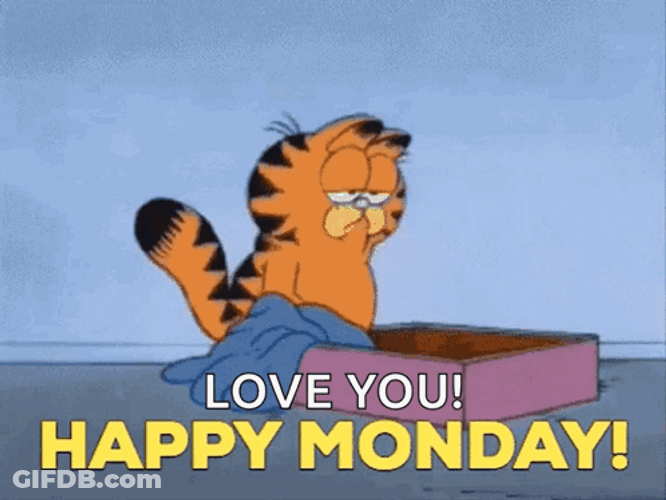 Have A Good Monday Garfield GIF