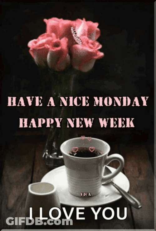 Have A Good Monday I Love You GIF