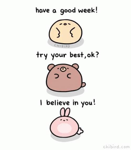 Have A Good Week Try Your Best GIF