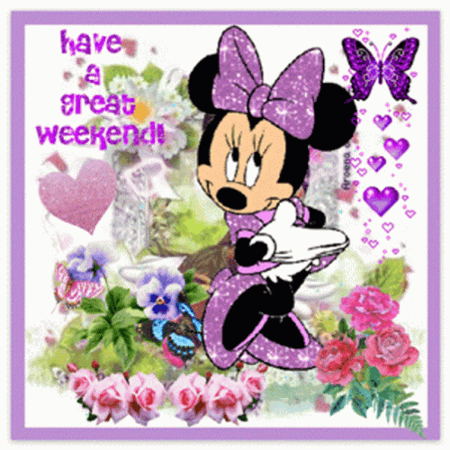 Have A Good Weekend Cute Minnie Mouse GIF