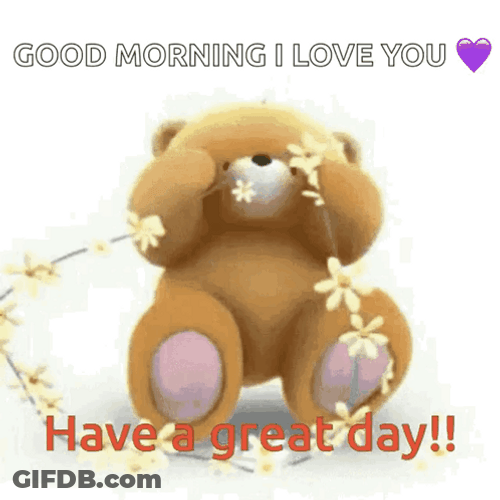 Have A Great Day At School Brown Bear GIF