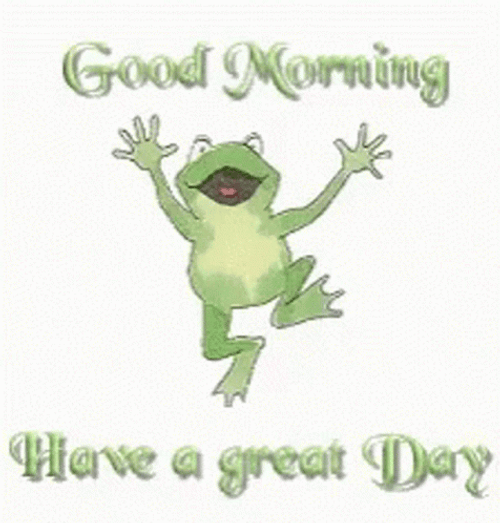 Have A Great Day At School Frog Dancing GIF