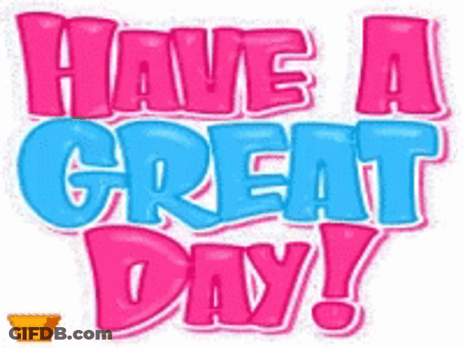 Have A Great Day At School Pink Blue GIF