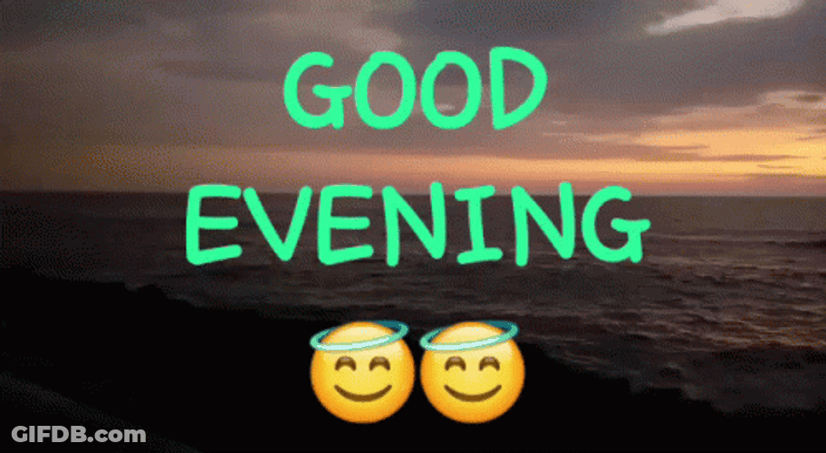 Have A Great Evening Night Beach GIF